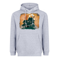 Heather Grey wilderness leopard Heavyweight Hoodie - MaliasSmallBusiness