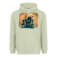Matcha wilderness leopard Heavyweight Hoodie - MaliasSmallBusiness