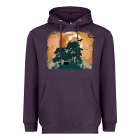 Plum wilderness leopard Heavyweight Hoodie - MaliasSmallBusiness