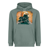 Sage wilderness leopard Heavyweight Hoodie - MaliasSmallBusiness