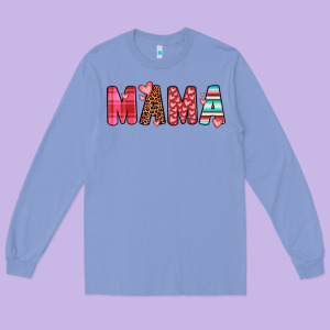 Mama Long Sleeve Tee Designed By Jahusdesignshop