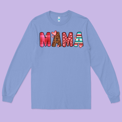 Mama Long Sleeve Tee Designed By Jahusdesignshop