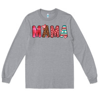 Heather Grey mama Long Sleeve Tee - JahusDesignShop
