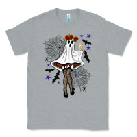 Heather Grey freak ghost halloween Classic Tee - BundleAndBundleShop