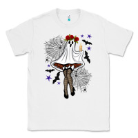 White freak ghost halloween Classic Tee - BundleAndBundleShop
