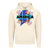 Vintage Artic America with lightning bolt Vintage Hoodie - Zillion Design Studio