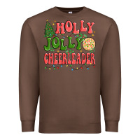 Chestnut holly jolly cheerleader Premium Sweatshirt - MaliasSmallBusiness