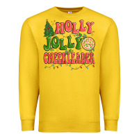 Lemon holly jolly cheerleader Premium Sweatshirt - MaliasSmallBusiness