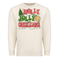 Sandshell holly jolly cheerleader Premium Sweatshirt - MaliasSmallBusiness