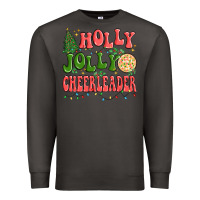 Smoke holly jolly cheerleader Premium Sweatshirt - MaliasSmallBusiness