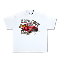 White eat fresh buy local Urban Heavy Tee - CowhideDigitalArt