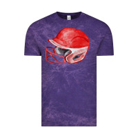 Cloud Purple red softball helmet fa element Vintage Tee - FaDigitalArtStudio