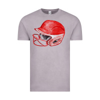Vintage Zinc red softball helmet fa element Vintage Tee - FaDigitalArtStudio