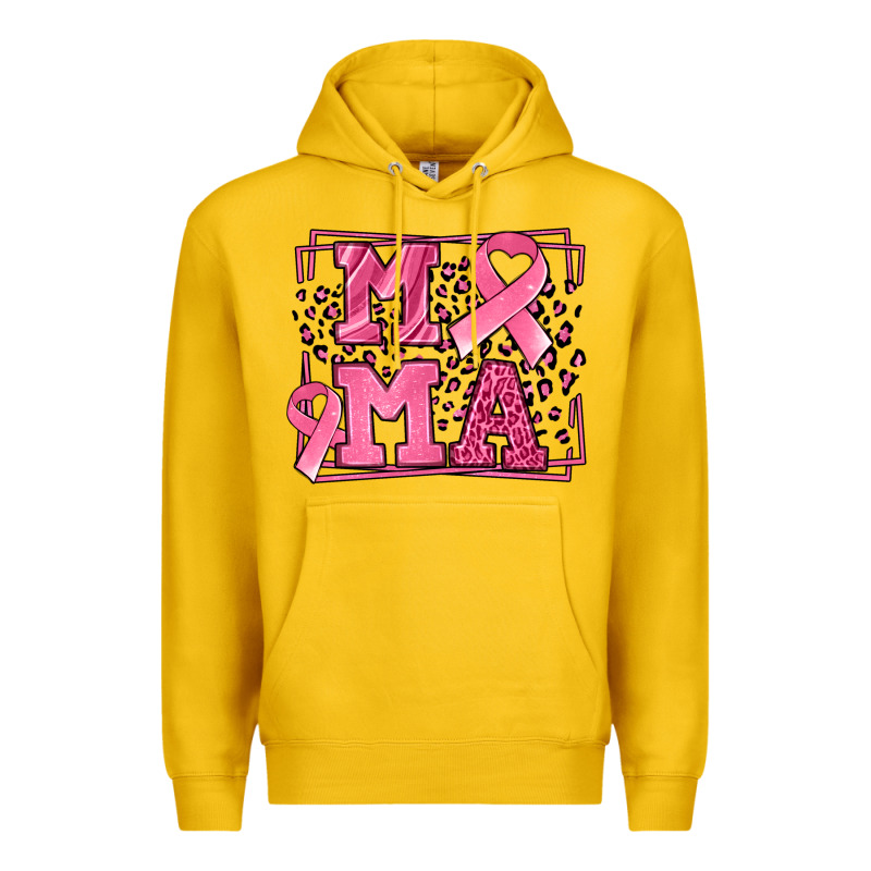 Breast Cancer Awareness Mama Ribbon Premium Hoodie by LillyAllenDesigns | Teevron