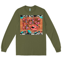 Army Green pucker up Long Sleeve Tee - JahusDesignShop