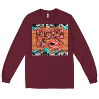 Burgundy pucker up Long Sleeve Tee - JahusDesignShop