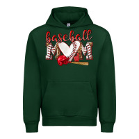 Forest Green Baseball Mom Urban Hoodie - NancyCooperArtShop
