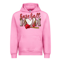 Fuchsia Pink Baseball Mom Urban Hoodie - NancyCooperArtShop