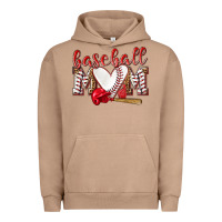 Pigment Burro Baseball Mom Urban Hoodie - NancyCooperArtShop