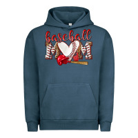 Pigment Midnight Navy Baseball Mom Urban Hoodie - NancyCooperArtShop