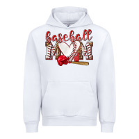 White Baseball Mom Urban Hoodie - NancyCooperArtShop