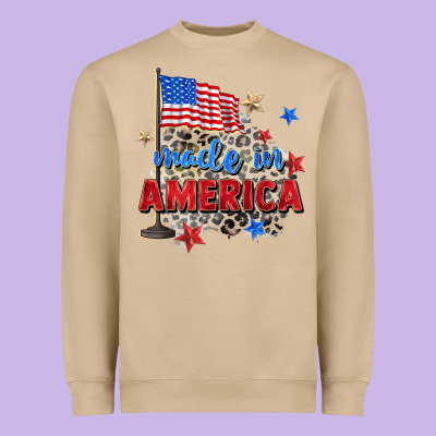 Made In America Heavyweight Sweatshirt Designed By Zillion Design Studio