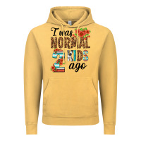 Vintage Mustard i was normal two kids ago Vintage Hoodie - texasbilliewilder