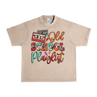 French Oak old school playlist cassette Urban Heavy Tee - FaDigitalArtStudio