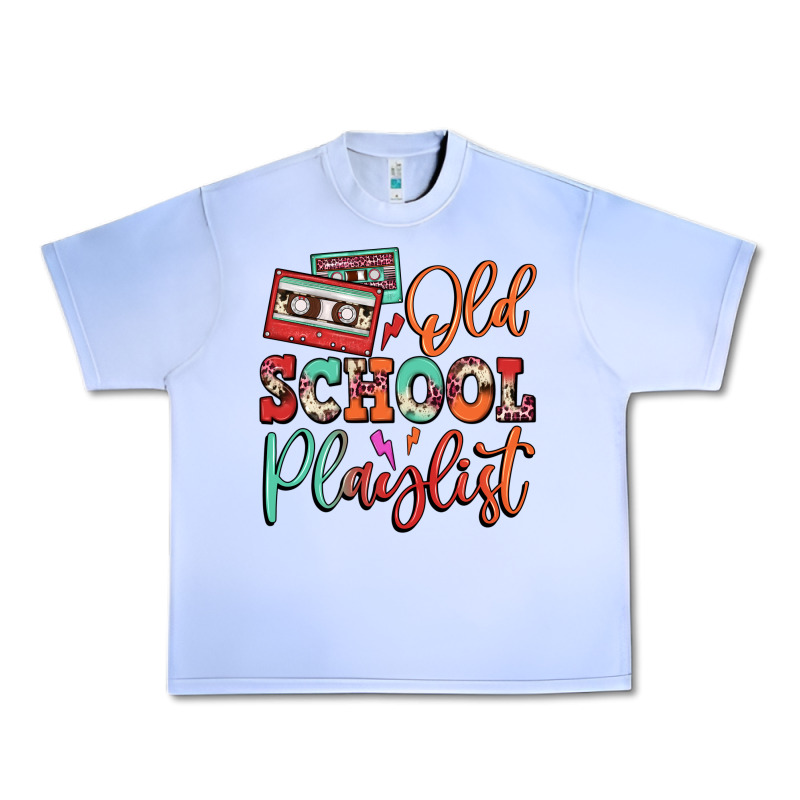 Old School Playlist Cassette Urban Heavy Tee by FaDigitalArtStudio | Teevron