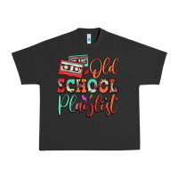 Pigment Black old school playlist cassette Urban Heavy Tee - FaDigitalArtStudio