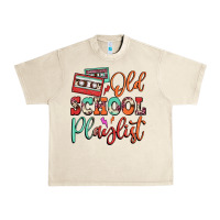 Sandshell old school playlist cassette Urban Heavy Tee - FaDigitalArtStudio