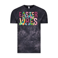 Cloud Black Easter vibes Easter Day Vintage Tee - Neo Western