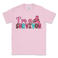 Bubblegum Pink i'm a survivor Classic Tee - JahusDesignShop
