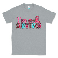 Heather Grey i'm a survivor Classic Tee - JahusDesignShop