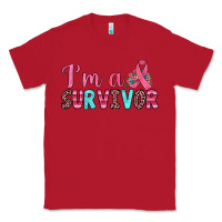Red i'm a survivor Classic Tee - JahusDesignShop