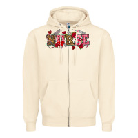 Sandshell valentines day nurse Zipper Hoodie - NancyCooperArtShop
