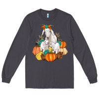 Smoke Goat family fall pumpkins gemstone Long Sleeve Tee - Artiststas