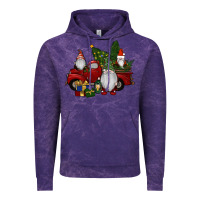 Cloud Purple christmas gnomes with truck Vintage Hoodie - RanaPortraitStore