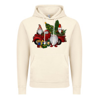 Vintage Artic christmas gnomes with truck Vintage Hoodie - RanaPortraitStore