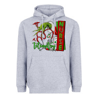 Heather Grey grinch hand telemetry nurse Heavyweight Hoodie - NancyCooperArtShop