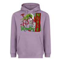 Lavender grinch hand telemetry nurse Heavyweight Hoodie - NancyCooperArtShop