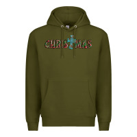 Army Green christmas cross Premium Hoodie - AdoDesignShop