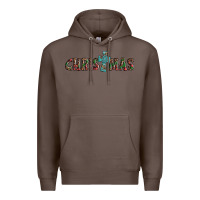 Coffee christmas cross Premium Hoodie - AdoDesignShop