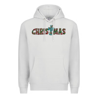 Dove Grey christmas cross Premium Hoodie - AdoDesignShop