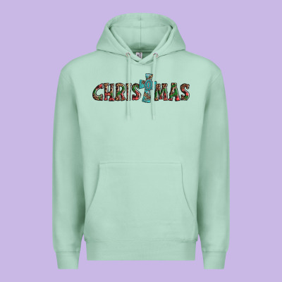 Christmas Cross Premium Hoodie Designed By Adodesignshop