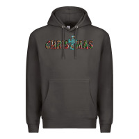 Smoke christmas cross Premium Hoodie - AdoDesignShop