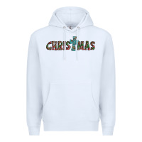 White christmas cross Premium Hoodie - AdoDesignShop