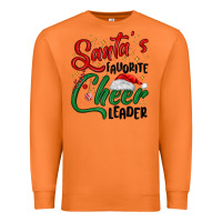 Carrot santa s favorite cheer leader Premium Sweatshirt - MaliasSmallBusiness