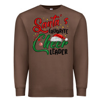 Chestnut santa s favorite cheer leader Premium Sweatshirt - MaliasSmallBusiness