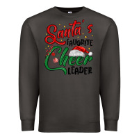 Smoke santa s favorite cheer leader Premium Sweatshirt - MaliasSmallBusiness